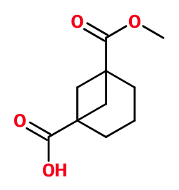 (image for) MCYM1080 5-(Methoxycarbonyl)bicyclo[3.1.1]heptane-1-carboxylic acid